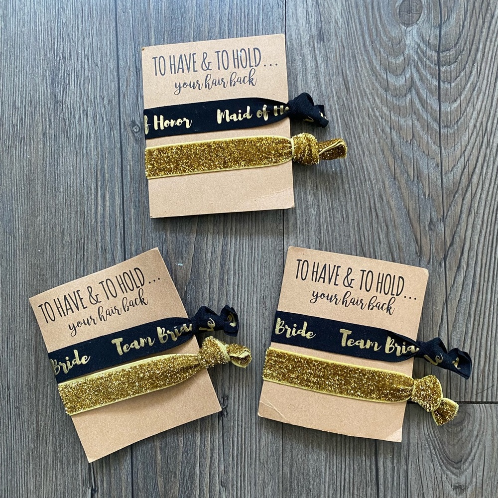 Bachelorette Party Favors | Hair Ties